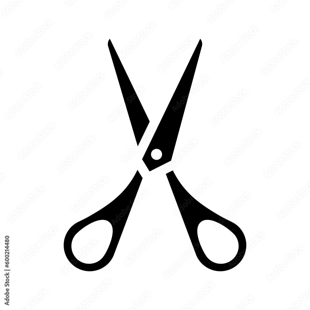 Scissors icon. sign for mobile concept and web design. vector illustration Scissors icon. sign for mobile concept and web design. vector illustration