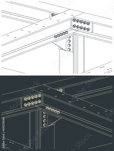 Steel beam to beam connections