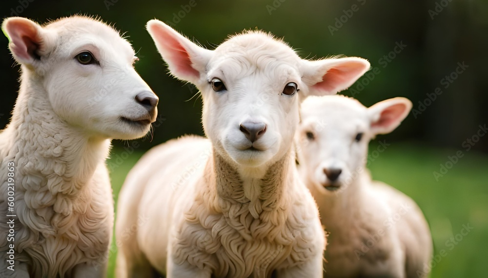 Curious lamb, Generative AI Curious lamb, Generative AI