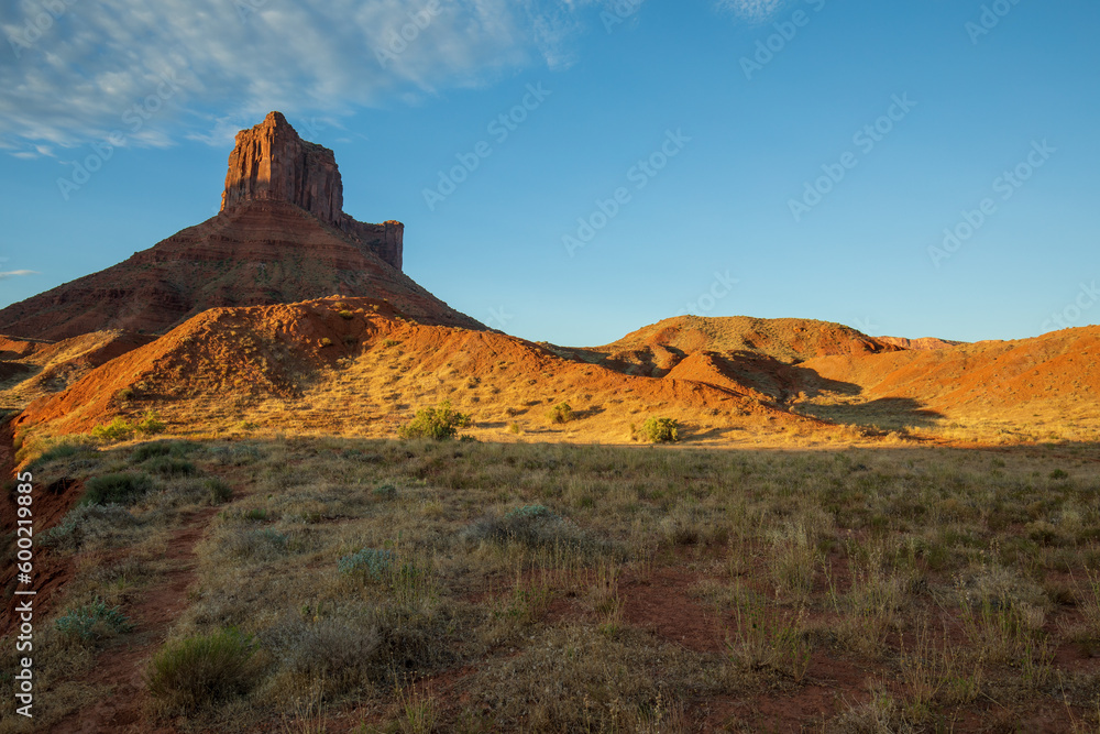 Scenic Landscape in the Utah Desert in Summer