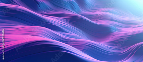 Abstract blue flowing background, generative ai