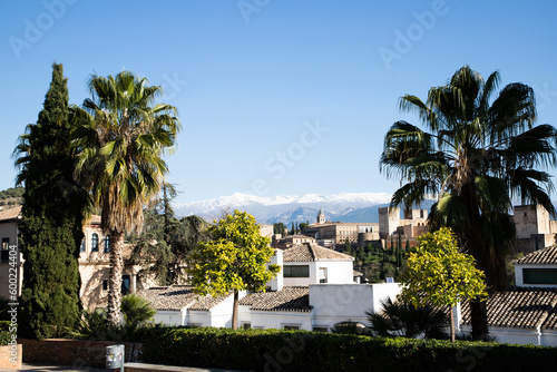 ancient arabic fortress Alhambra Granada Spain