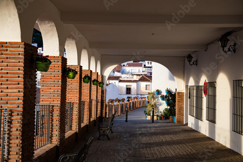 picturesque village of  Mijas. Costa del Sol, Andalusia, Spain
