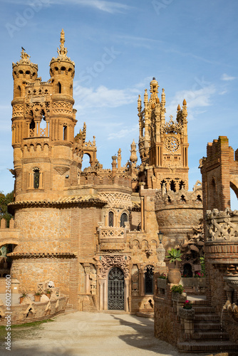  Colomares castle in Benalmadena, dedicated of Christopher Columbus - Spain