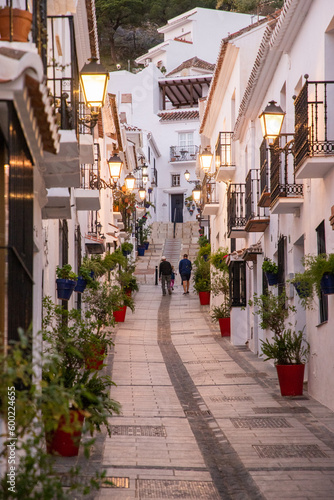picturesque village of  Mijas. Costa del Sol  Andalusia  Spain