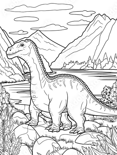 dinosaur coloring book for kids #600226628