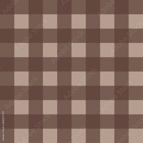 brown checkered seamless pattern vector