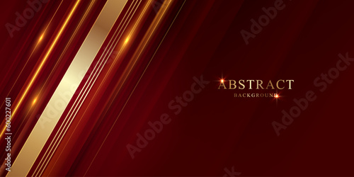 Modern abstract luxury background with golden line elements and glow effect. Vector EPS10.