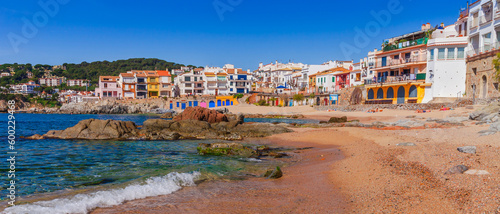 Calella de Palafrugell old town and beach, Catalonia, Spain, Europe photo