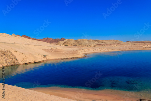View of Barracuda bay in Ras Mohammed national park  Sinai peninsula in Egypt