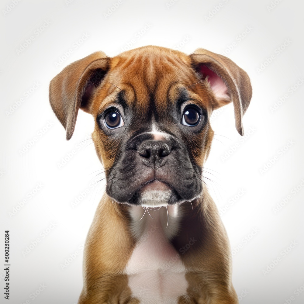 Breed Puppy Dog Portrait Close Up Generative AI