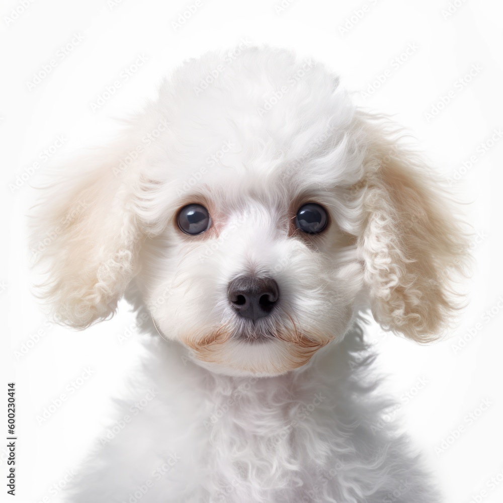 Baby Poodle Breed Puppy Dog Portrait Close Up Generative AI Baby Poodle Breed Puppy Dog Portrait Close Up Generative AI