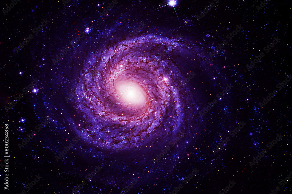 A beautiful cosmic nebula. Elements of this image furnished NASA.