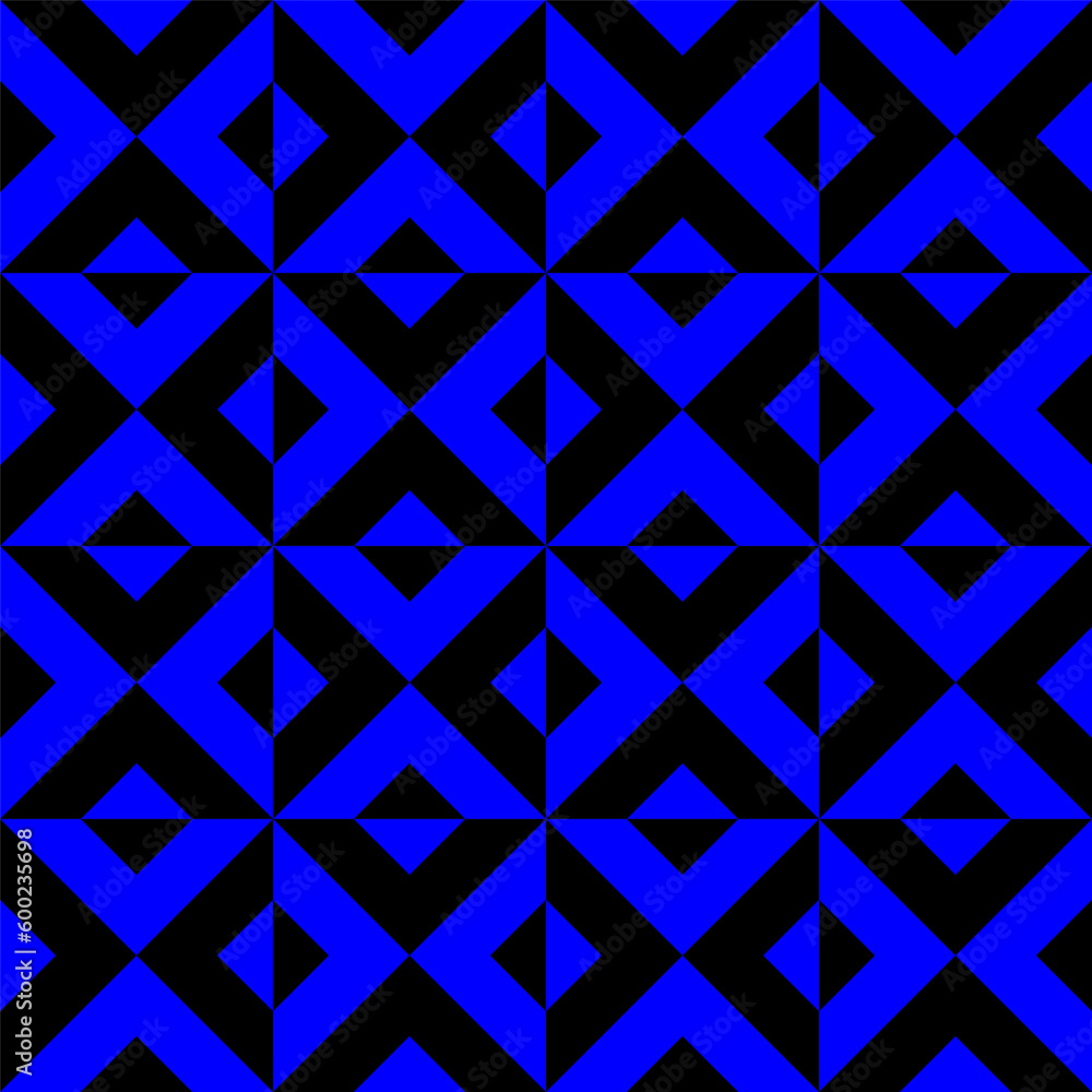 Obraz premium Geometric seamless pattern with rhombuses. Modern op art abstract background.