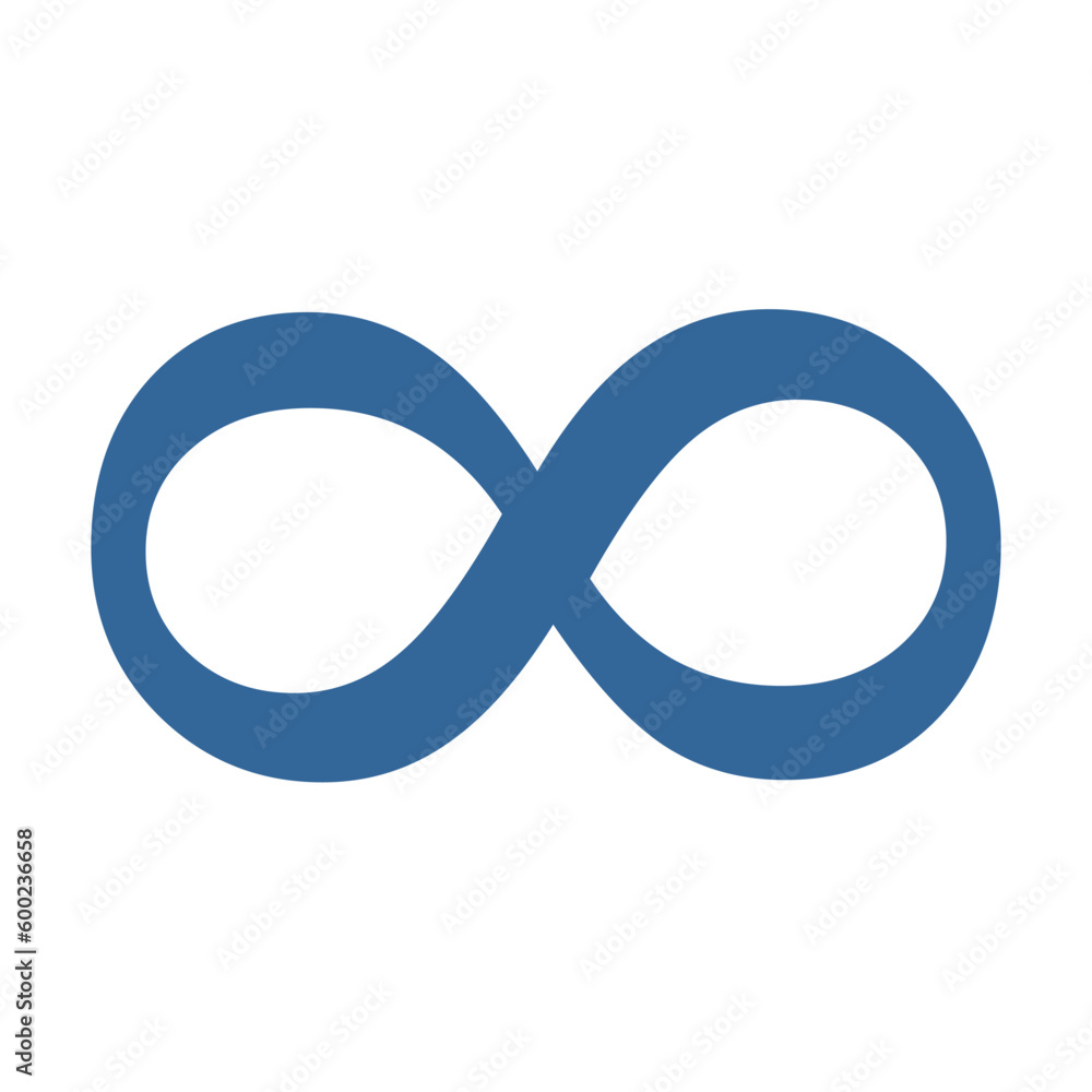 Vector graphic of infinity symbol Vector graphic of infinity symbol