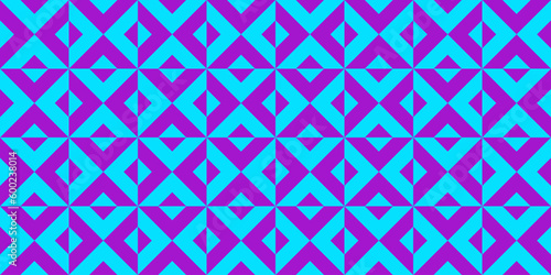 Geometric seamless pattern with rhombuses. Modern op art abstract background. Vector illustration.