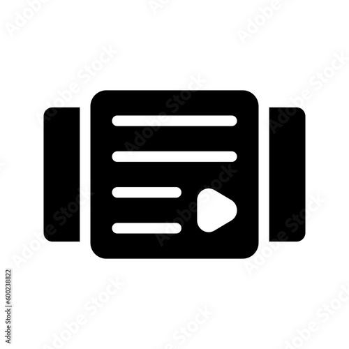 Playlist icon. sign for mobile concept and web design. vector illustration