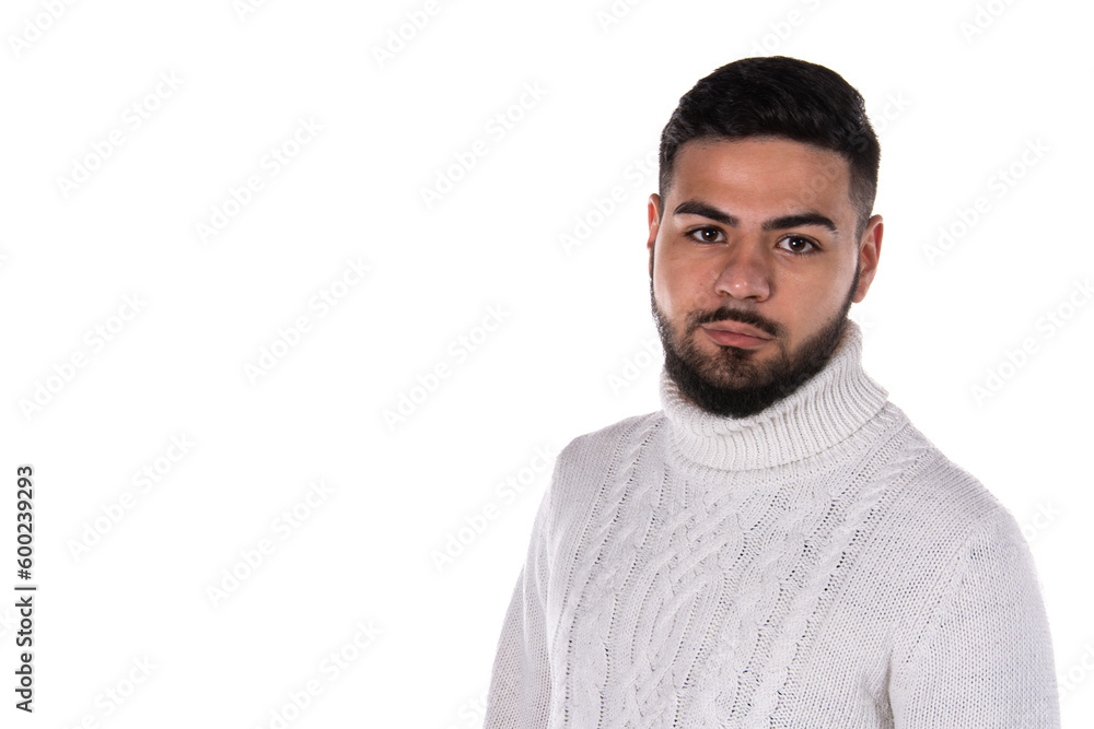 Young attractive student posing in the studio. Young attractive student posing in the studio.