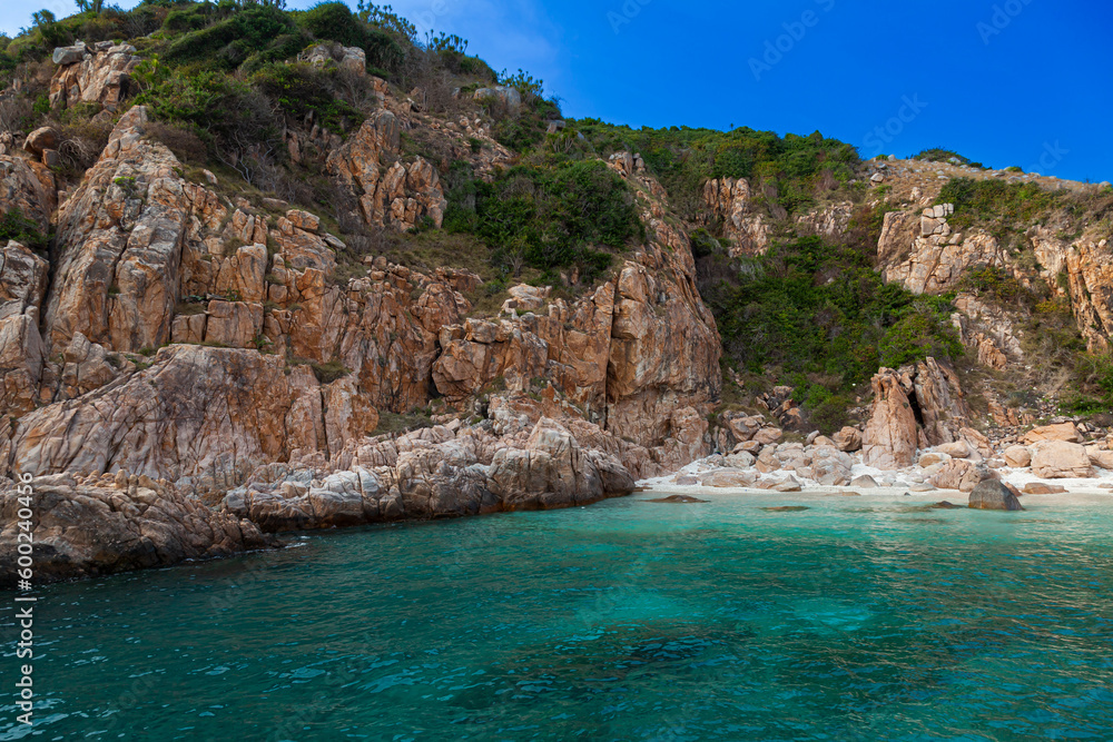 Bay of Mui Ca Heo , Vinh Hy, Province of Ninh Thuan, Vietnam, Asia Bay of Mui Ca Heo , Vinh Hy, Province of Ninh Thuan, Vietnam, Asia