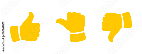 Thumb up icon set