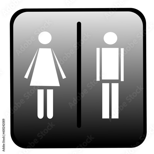 Elegant design for use in public restroom or break room.