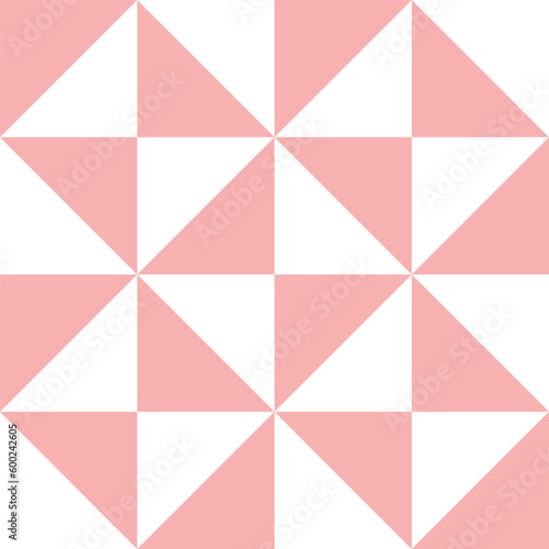 Geometric seamless pattern with triangles. Modern op art abstract background.