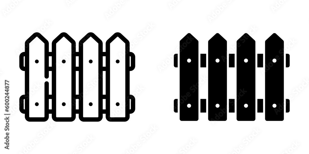 Fence icon. sign for mobile concept and web design. vector illustration