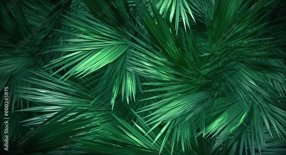 Green leaves background, generative ai Green leaves background, generative ai