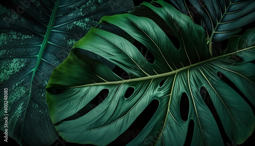 abstract green leaf texture