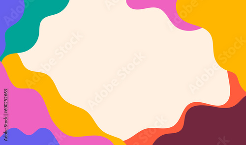 Colorful Abstract Summer Background, poster, banner. Summer sale, summer fun concept design promotion design