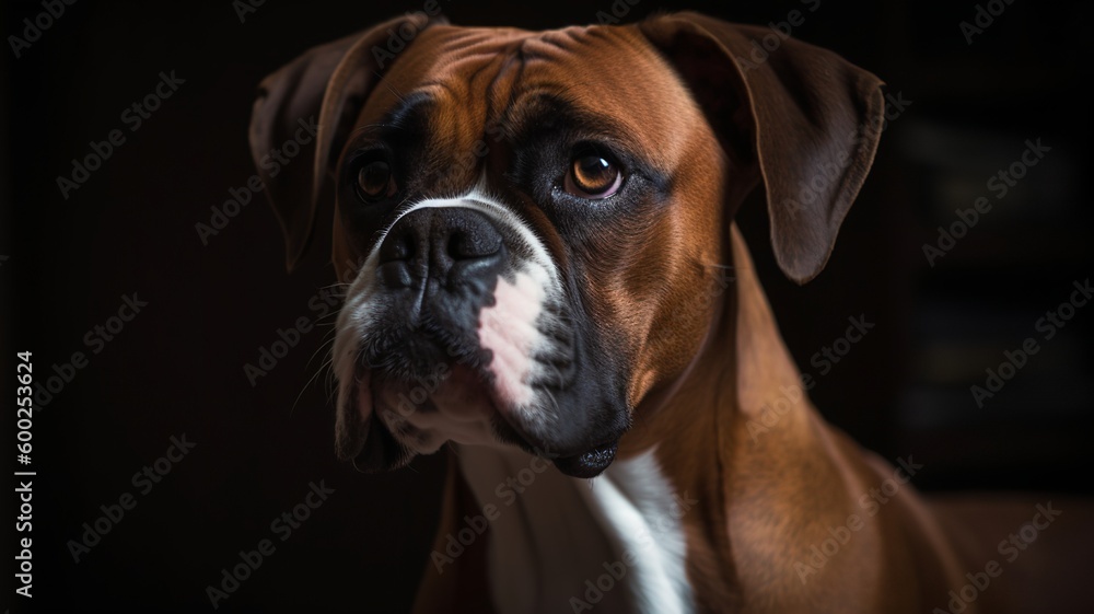 Majestic Boxer Portrait Majestic Boxer Portrait