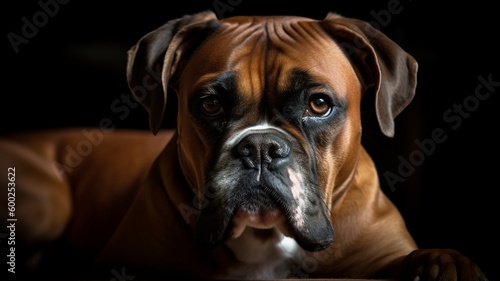 Majestic Boxer Portrait