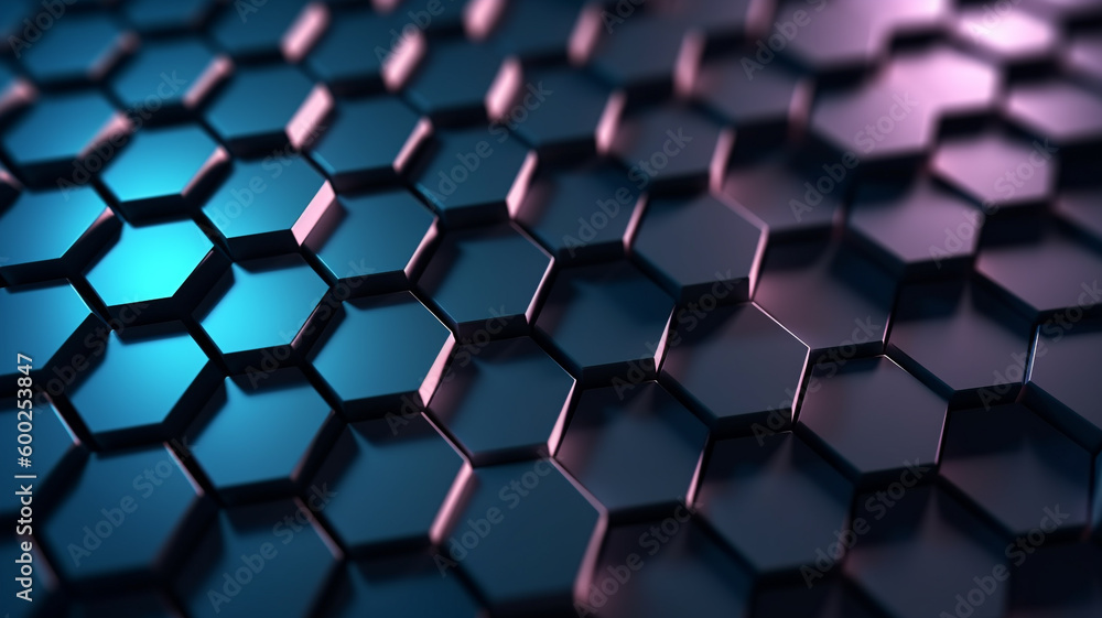 hexagonal Abstract High Tech Background ai generative hexagonal Abstract High Tech Background ai generative