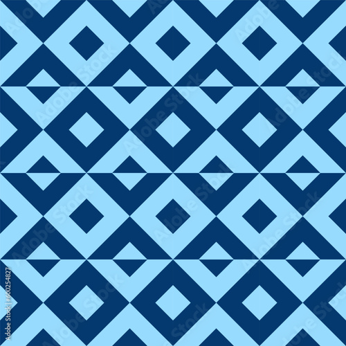Geometric seamless pattern with rhombuses. Modern op art abstract background.