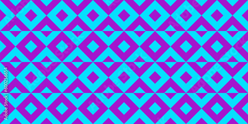 Geometric seamless pattern with rhombuses. Modern op art abstract background.
