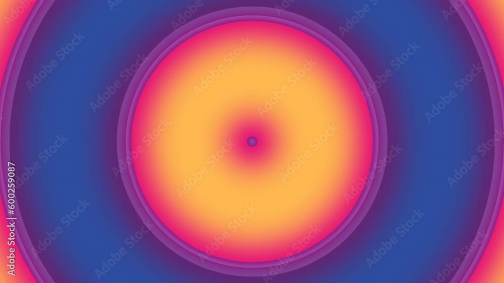 Hypnotic circle in red and blue Hypnotic circle in red and blue
