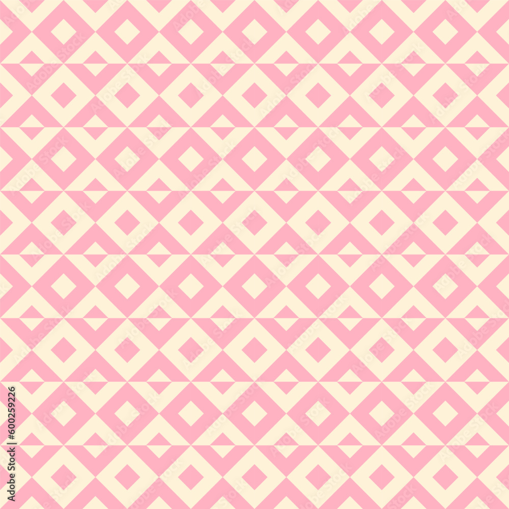Geometric seamless pattern with rhombuses. Modern op art abstract background. Geometric seamless pattern with rhombuses. Modern op art abstract background.