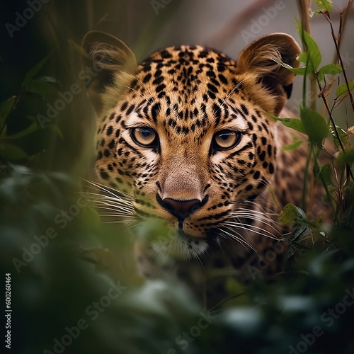 portrait of a leopard © emmaz