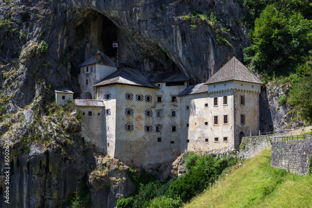 Beautiful castle of Predjama in Slovenia