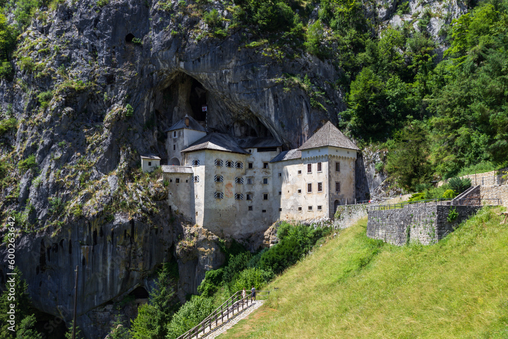 Beautiful castle of Predjama in Slovenia