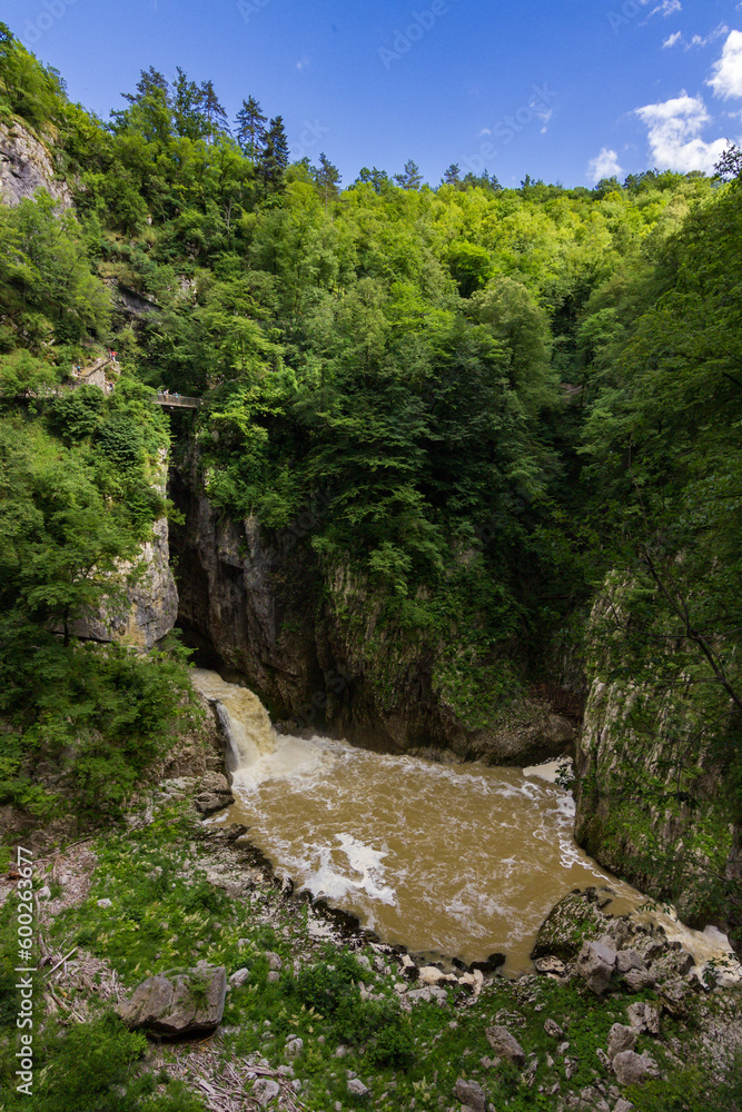 View of Skocjan Caves and surrounding area (Slovenia)