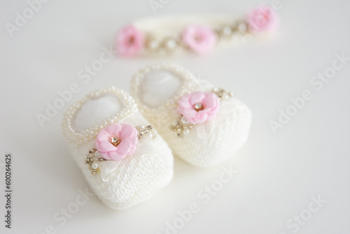 Baby girl shoes crochet