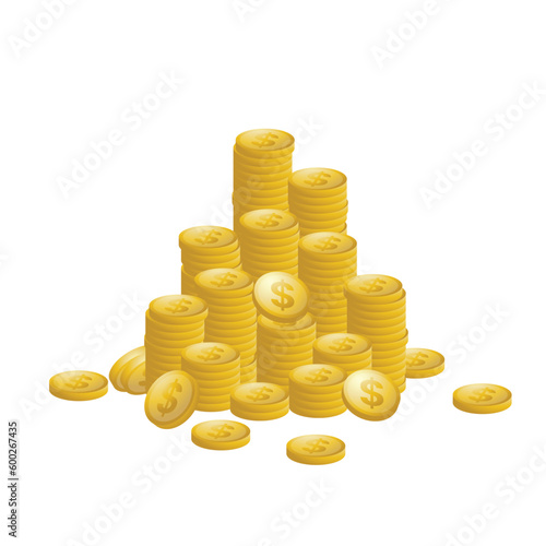 illustration of a pile of gold coins