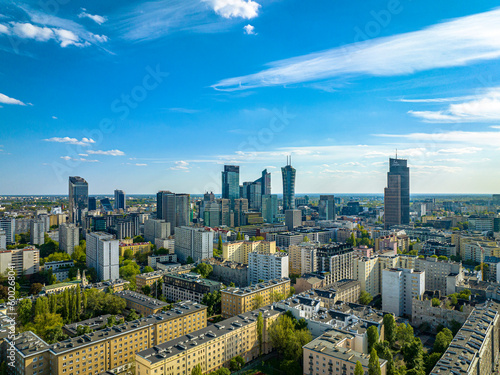 Obraz na płótnie Warszawa w salonie