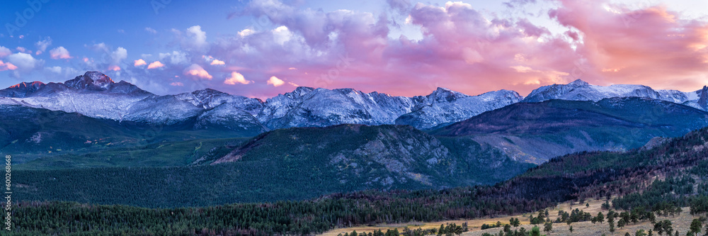 Vivid Sunrise over Moraine Park and the Continental Divide