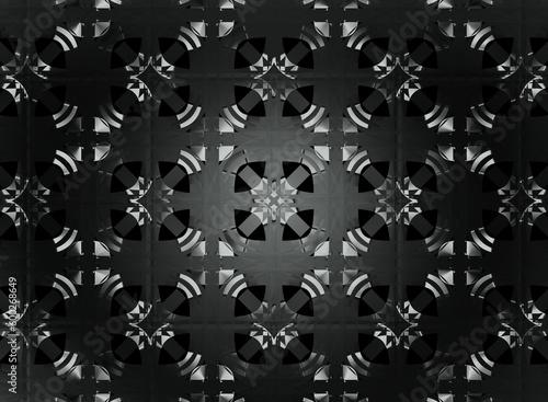black and white seamless pattern