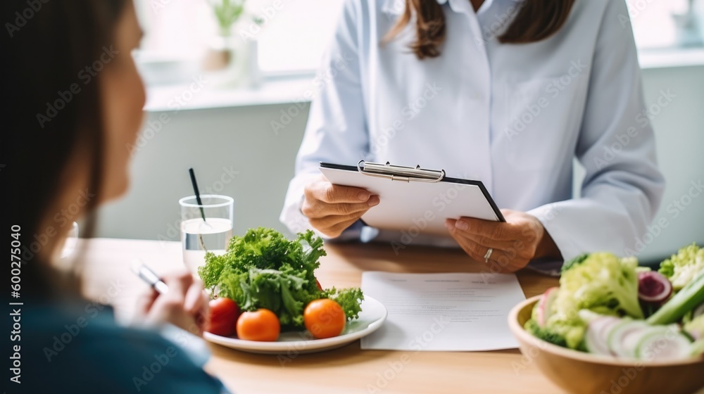 dietician consulting with a client generative ai dietician consulting with a client generative ai