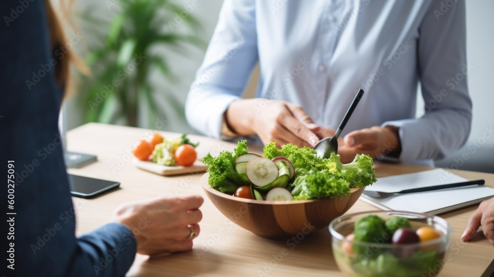 dietician consulting with a client generative ai dietician consulting with a client generative ai