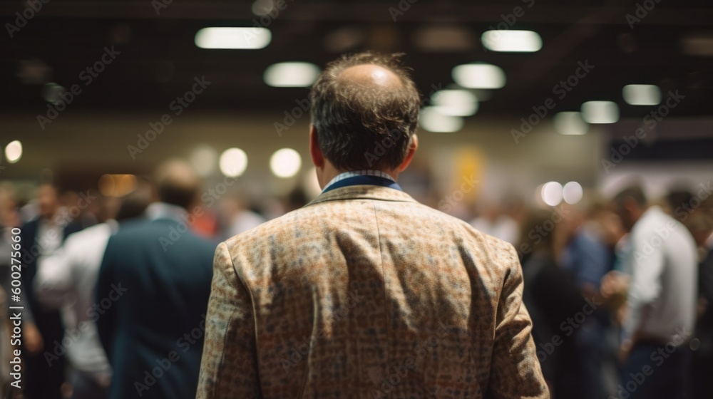 person attending a networking event or conference generative ai person attending a networking event or conference generative ai