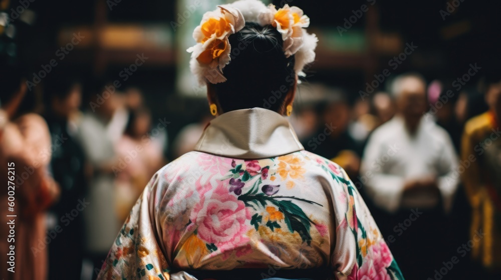 person participating in a cultural or religious ceremony generative ai